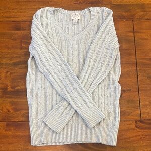 St. John's Bay Gray Cable Knit Sweater